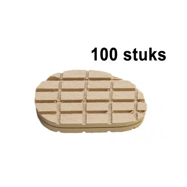 Klauwblokje 11 cm, 100 stuks