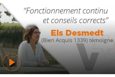 Els Desmedt: "Fonctionnement continu et conseils corrects"