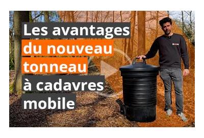 Tous les avantages du tonneau à cadavres mobile IF