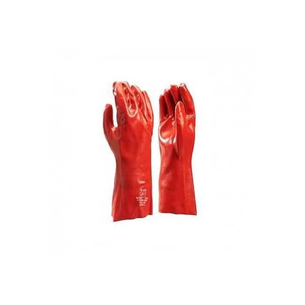 Afscheiden vijver Afgeschaft PVC handschoenen, XL