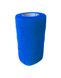 Self-adhesive bandage blue, 10 cm X 4.5 meters