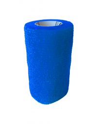 Zelfklevende bandage blauw, 10 cm X 4,5 meter