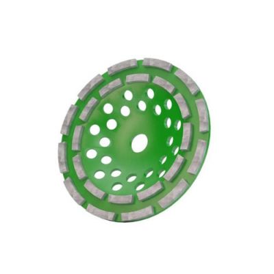 Diamantschijf dubbele rij bond green, diameter 180 mm