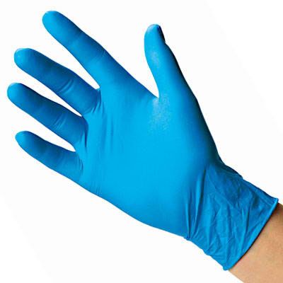 Gants en nitrile non poudrés, 100 pièces