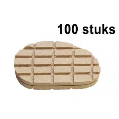 Klauwblokje 11 cm, 100 stuks