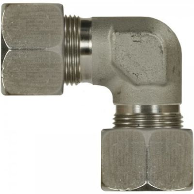 Coude 90° filetage intérieur 18 mm, inox