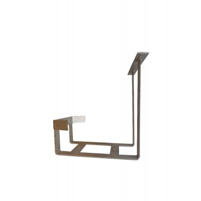 Wall or ceiling holder for wet wipes, stainless steel