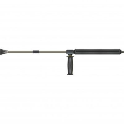 HD-Lance adjustable with side handle stainless steel, 100 cm