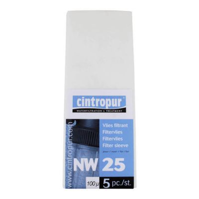 Cintropur filtervlies - 25 mm 4/4", 5 stuks