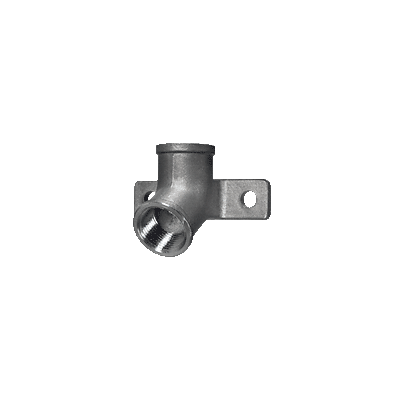 Wall bracket for drinking nipple stainless steel 30° BIBI, 1/2"