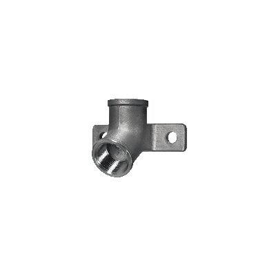 Wall bracket in stainless steel - Female thread - 30°, 3/4"