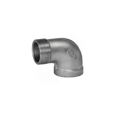 Elbow stainless steel 90° - PN16 - male thread X female thread, 1/2"