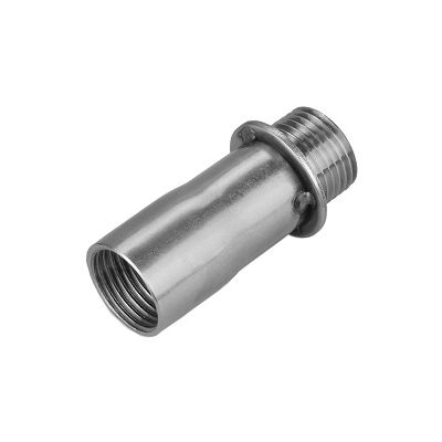 Threaded socket inox  - female thread X male thread, 1/2"