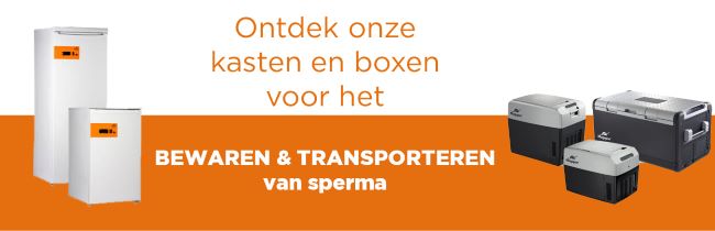 Spermabewaarkast en spermabewaarbox