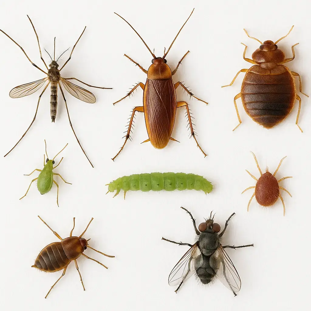 Vliegen en kruipende insecten