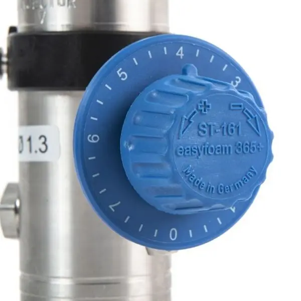 Venturi schuim injecteren
