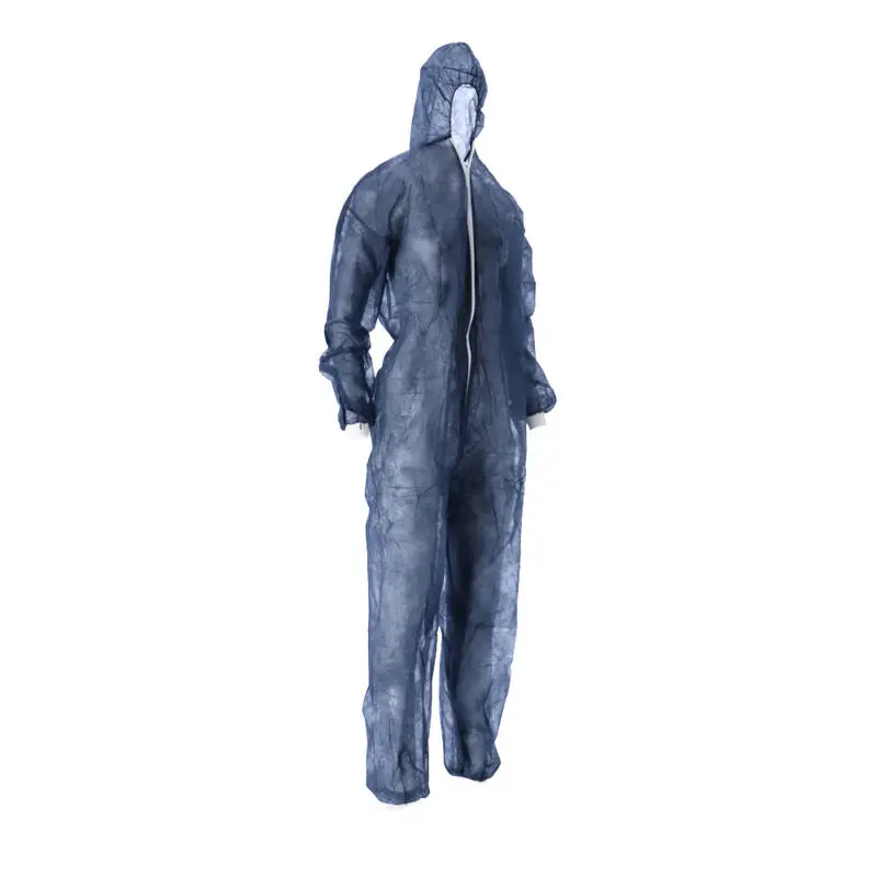 Wegwerpoverall blauw