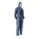 Wegwerpoverall blauw
