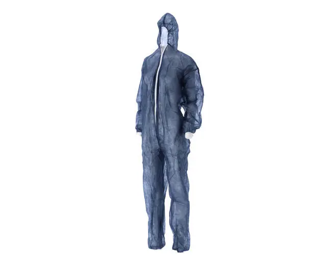 Wegwerpoverall blauw