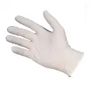 Gants en latex poudrés, 100 pièces
