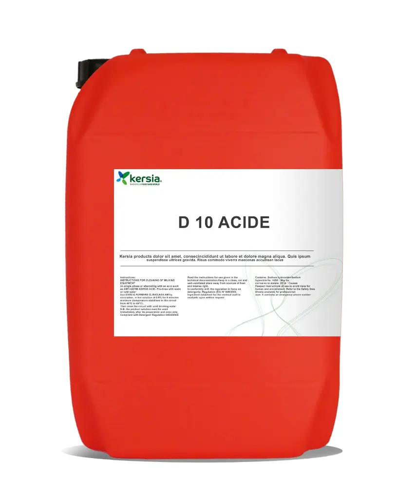 D10 Acide zuur reinigingsmiddel CIP