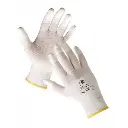 Gants en nylon avec enduction PU sur les bouts des doigts