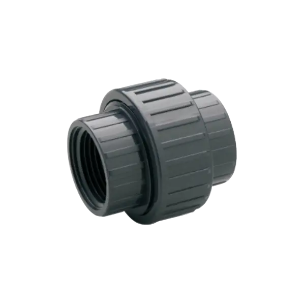 3-piece PVC threaded coupling
