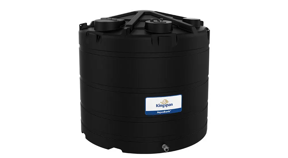 Watertank enkelwandig 2" aftappunt