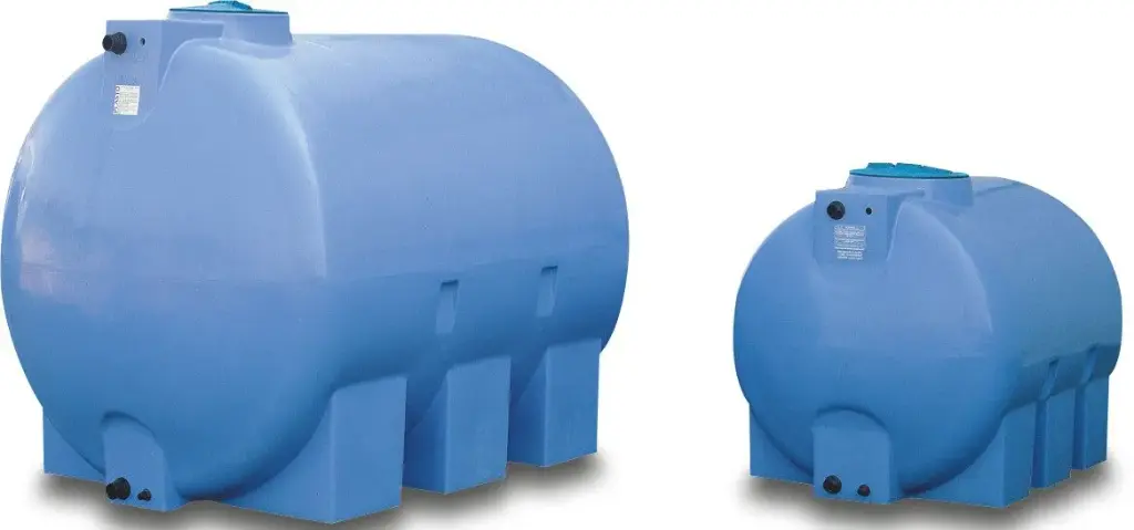 Voorraadtank horizontaal