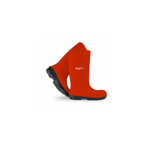 Red safety boots S4