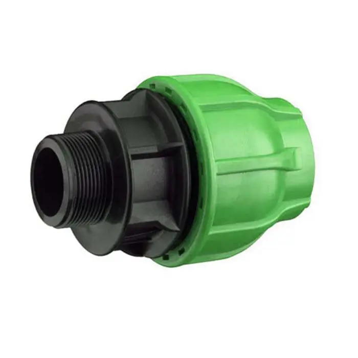 Aansluitkoppeling Polypropyleen klemmen X buitendraad