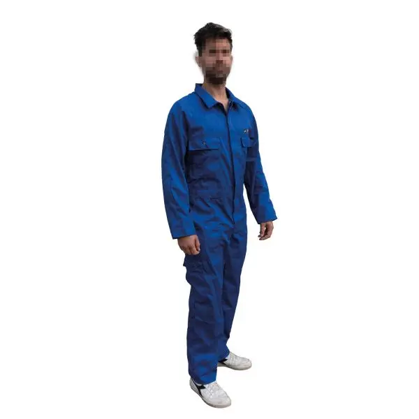 Overall blauw