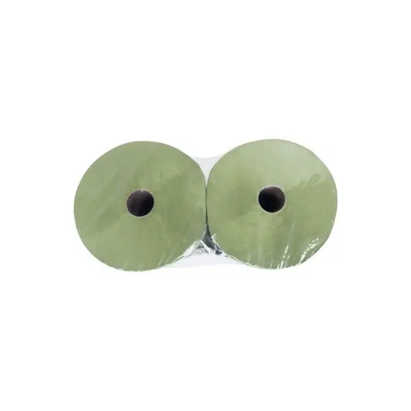 Hygiënepapier groen 3 laags, 2 maxi rollen/colli