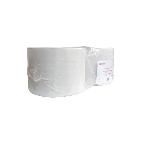 Hygiënepapier wit 2 laags, 2 maxi rollen/colli