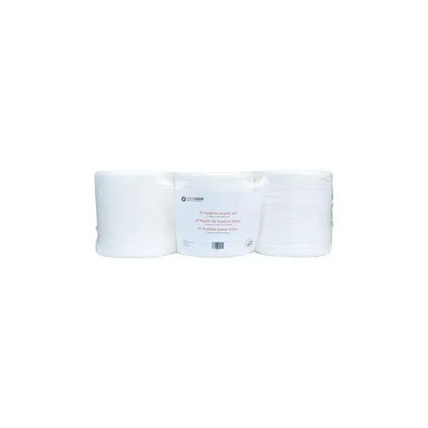 Hygiënepapier wit 2 laags, 6 midi rollen/colli