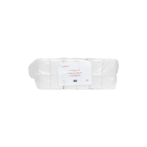 Papier toilette doux 2 épaisseurs, 48 rouleaux par colis