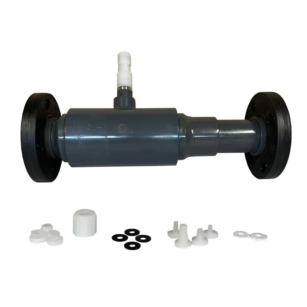 Injectielocatie en statische menger Chloordioxidegenerator