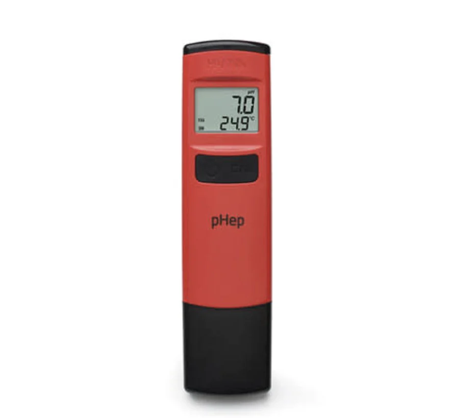 pH en temperatuur pocket tester