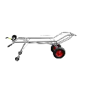 Stainless steel carcass cart 2.0