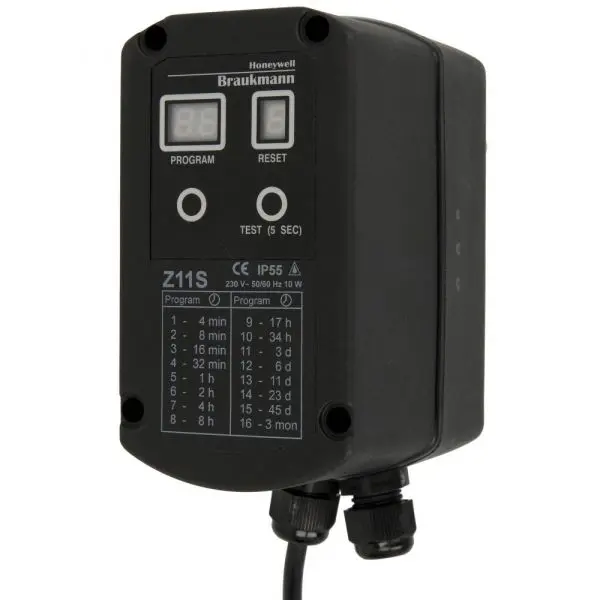 Motor t.b.v. terugspoelfilter