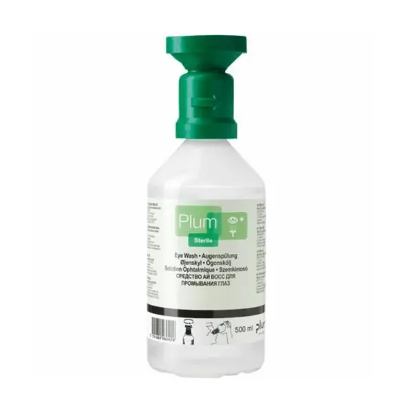 Flacon de rinçage oculaire, 500 mL