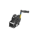 Winch with 5 meter stainless steel cable, 600 kg pulling power