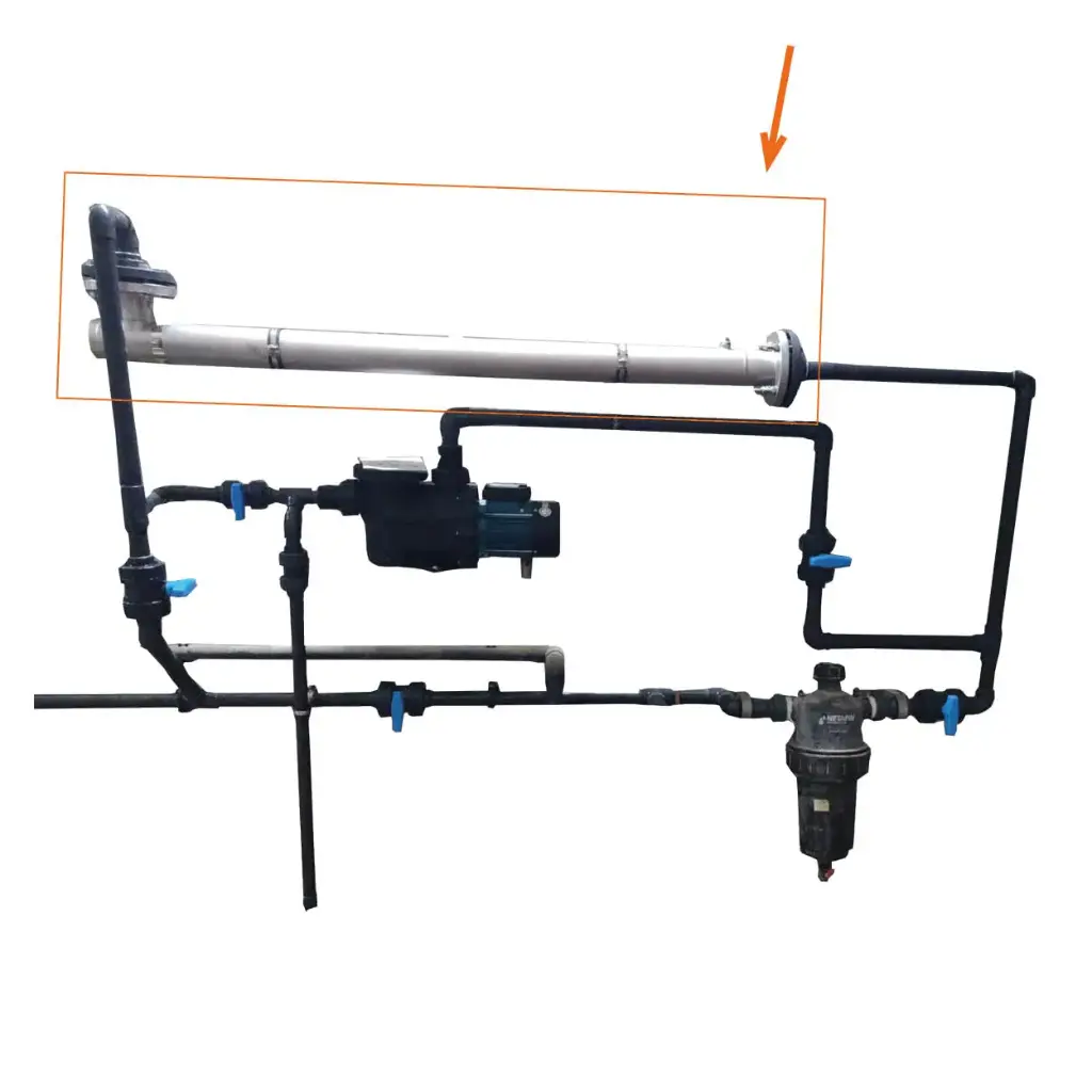 UVC Systeem Dulcodes  LP-D, 1 X 350 Watt