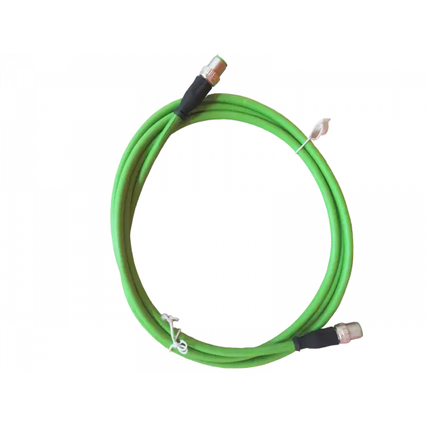 Connectie kabel ethernet 100 Mbit/sec, 1 X  M12