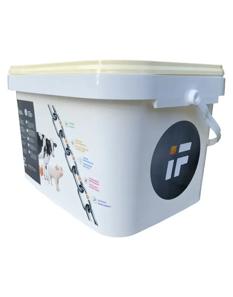 Seau IF blanc, 17,5 litres