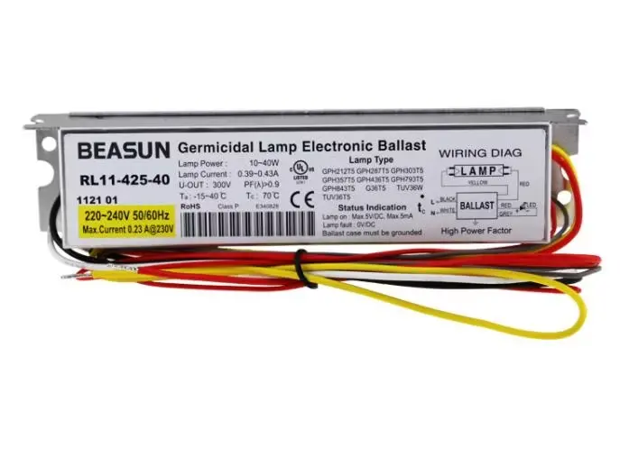 Ballast t.b.v. Trommelfilter