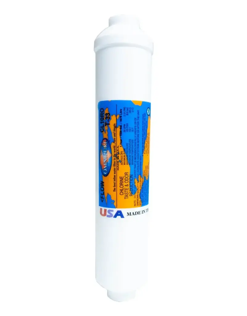 Actief koolfilter t.b.v chloordioxidegenerator, 1/4" NPTF