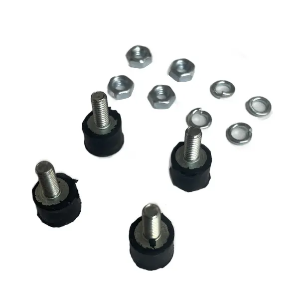 Rubber blok tbv Bagmatic, M4 X 10 mm