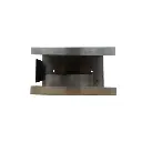 Wall bracket for disposable gloves, stainless steel