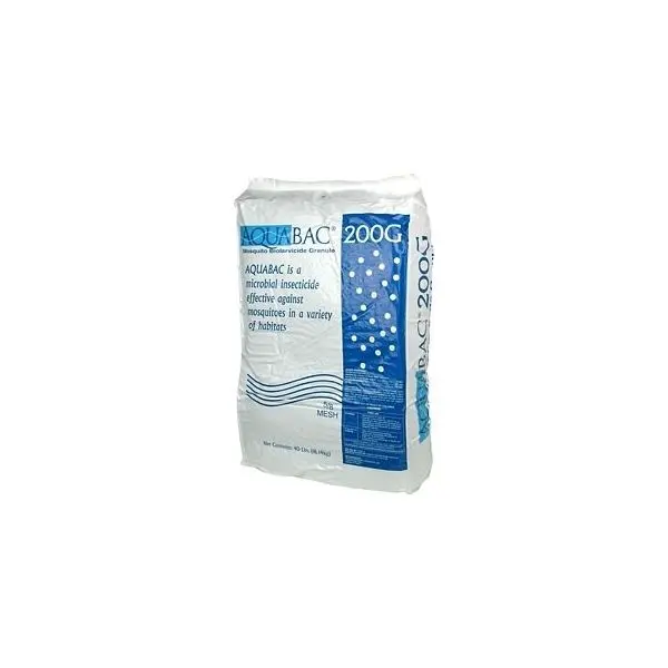 Aquabac 200G, biologisch insecticide muggenlarven